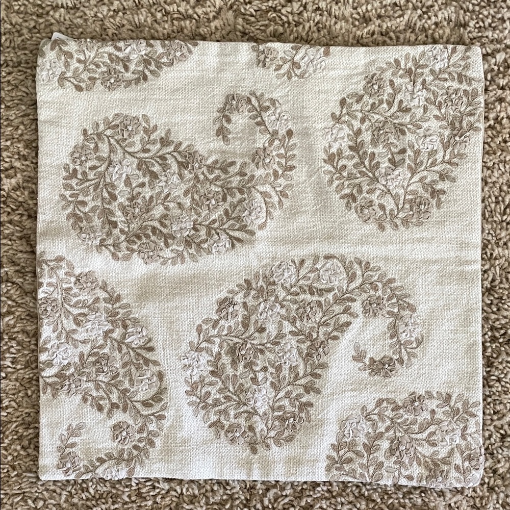 Pottery Barn Paisley Pillow Cover